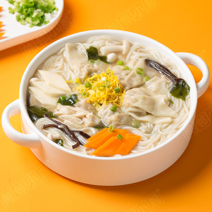 菌湯玉米餛飩米線